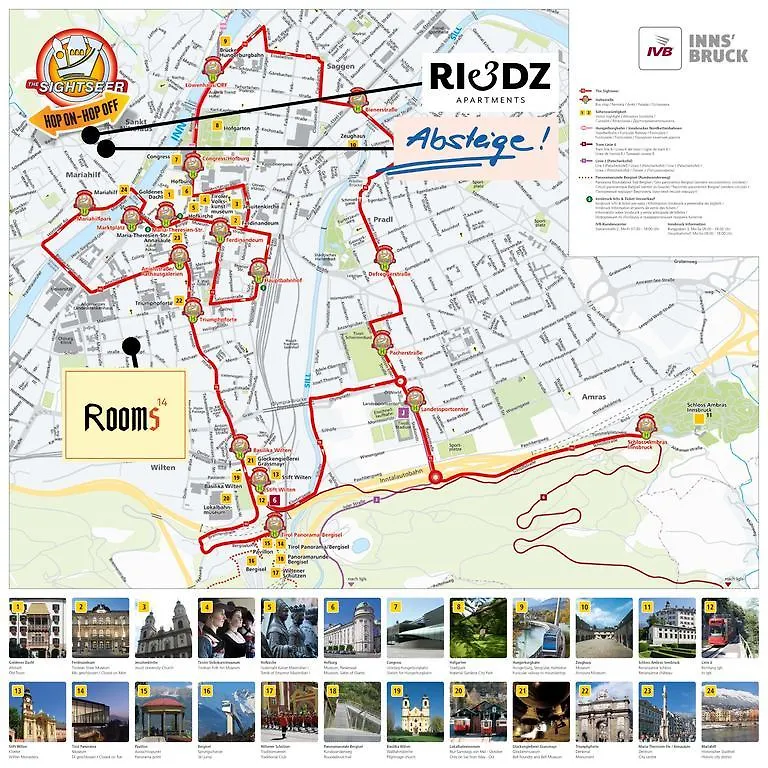 Riedz Apartments Innsbruck- Zentrales Apartmenthaus Mit Gruener Oase Innsbruck
